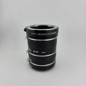 CPC 1.4X M/Auto Focus Tele Converter & Macro‎ Auto Focus Extension Tube Set